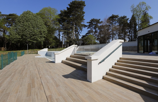 Swimming pool and pool house renovation in Biarritz (VTF)
