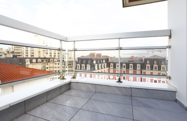 Waterproofing of balconies in a central Biarritz building