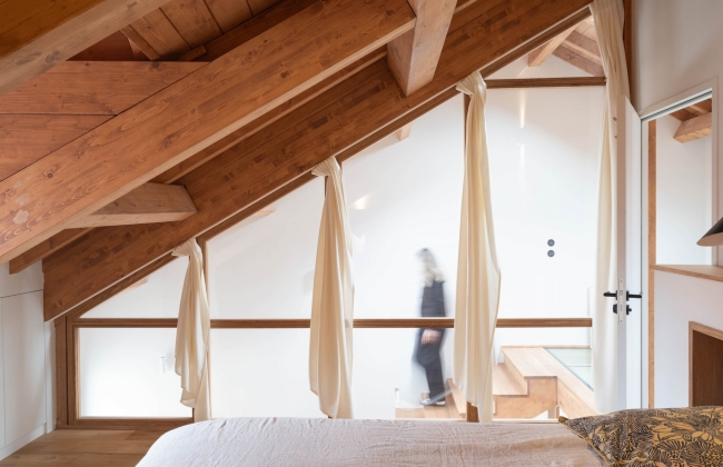 Complete renovation and transformation of an attic apartment on Avenue d’Osuna, Biarritz