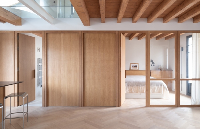 Complete renovation and transformation of an attic apartment on Avenue d’Osuna, Biarritz
