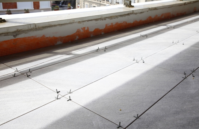 Waterproofing of balconies in a central Biarritz building