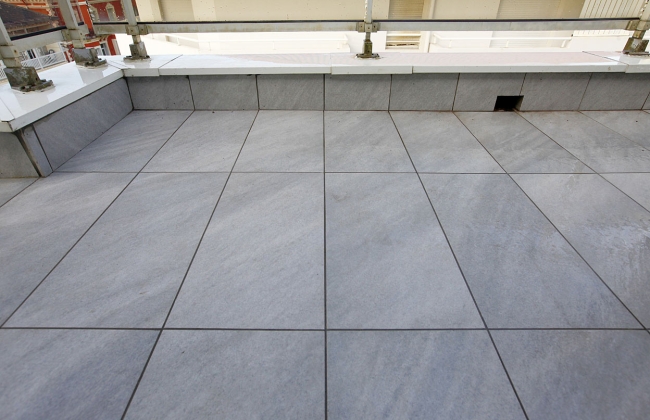 Waterproofing of balconies in a central Biarritz building