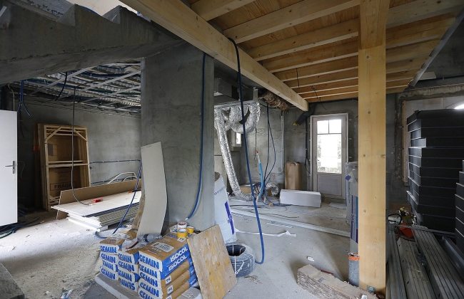 Construction of a typical Basque house in Hendaye with RT-2020 standards