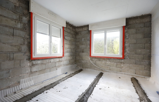 Complete renovation with load-bearing wall opening in Hendaye