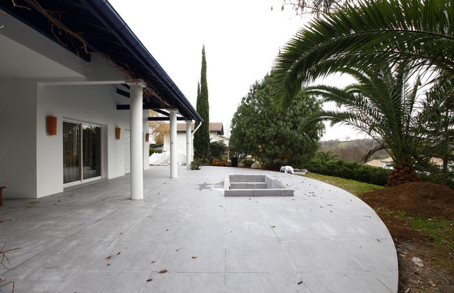 Extension et rénovation d’une terrasse extérieure à Ahetze