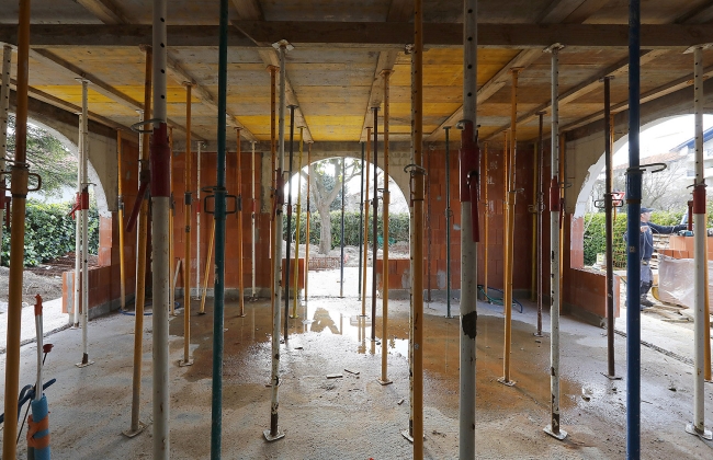 Construction of a typical Basque house in Hendaye with RT-2020 standards