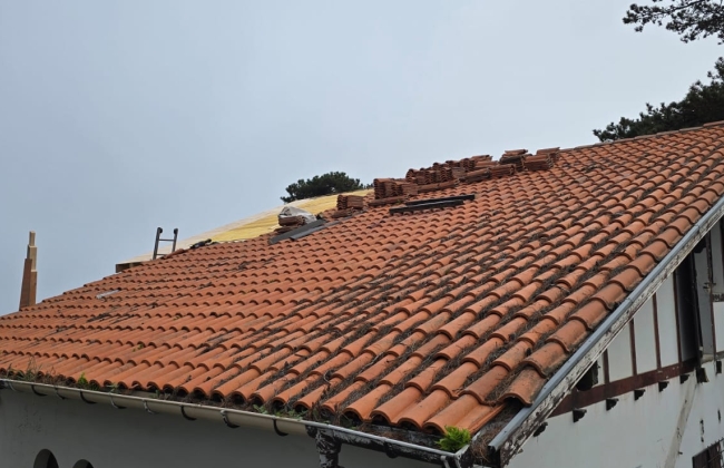 Rénovation complète d’une maison basque, extension et réfection intégrale de la toiture
