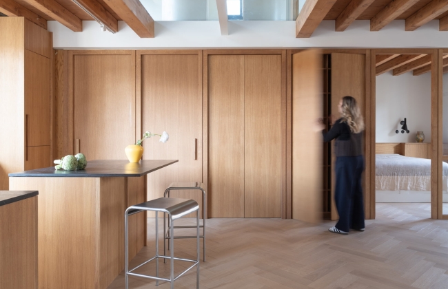 Complete renovation and transformation of an attic apartment on Avenue d’Osuna, Biarritz