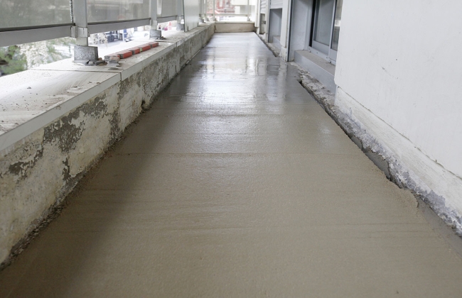 Waterproofing of balconies in a central Biarritz building